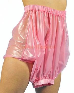 latex diaper pants - 3 legged panties