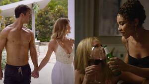 Ashlyn Letizzia Lesbian - Sydney Sweeney & Glen Powell Fake Date At a Lesbian Wedding in 'Anyone But  You' Teaser