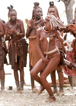 African Tribal Women Sex - Himba woman dancing the joy color and vibrancy of a people.