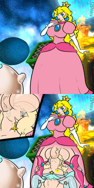 Inflation Princess Peach Porn - Peach's Cream 2 by Adjatha