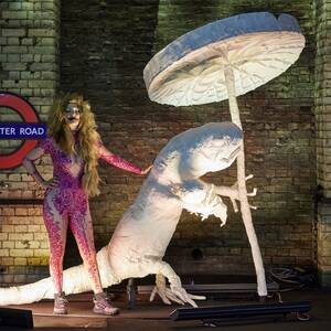 communal nudist colony - Stand clear of the closing jaws: Monster Chetwynd, the artist putting  amphibians on the tube | Art | The Guardian