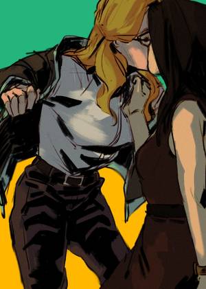 Lesbian Toon Porn Fan Art - at the end of the day we all know kara danvers is lena luthor's hero