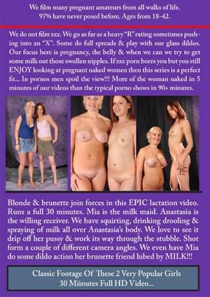 mia lactating - Anastasia & Mia Lactation | 97% Amateurs | Adult DVD Empire