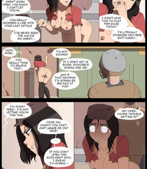 cartoon forced nudity - Pipers Public Nudity comic porn | HD Porn Comics