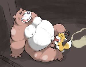 Fat Gay Furry Porn - Rule 34 - 2boys age difference bear canine chubby fox furry furry only gay  male male only mammal multiple boys oral penis size difference wantaro  young | 1588801