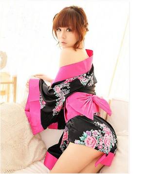 japanese string - Erotic women sexy pajamas japanese kimono ktv hotel lady Erotic Lingerie +G  string sexy Porn negligee whore Costumes-in Lingerie Sets from Novelty &  Special ...