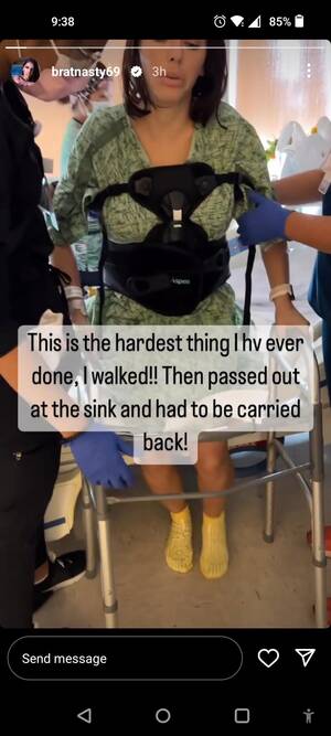 Leg Brace Porn Captions - Remember, everyone. This was the aftermath of the foam pit accident with  Adriana Chechik. : r/Twitch