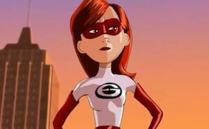 cartoon porn incredibles husband and wife - Husband and wife from the cartoon The Superfamily\