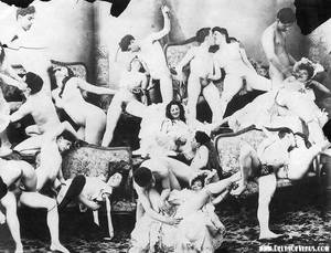 Antique Victorian Porn - Vintage Eros. A spirited Victorian-era orgy, collage style (and the  background