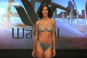 Lingerie Model Walking - Her appearance was described as \