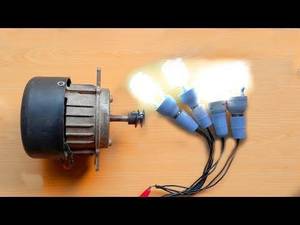 free energy generator homemade - How To Make Free Energy Generator 220V From Washing Machine Motor. DIY Free  Energy Generator
