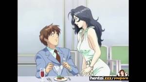 Hentai Milf Xxx - Busty MILF Seduces a younger guy and swallows his load - Hentai.xxx