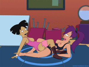 futurama xxx lesbians - Watch Leela and Amy are scissoring right on the floor | Futurama porn