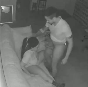 hidden home security cameras sex - Late Night Fuck Caught on Security Cam watch online