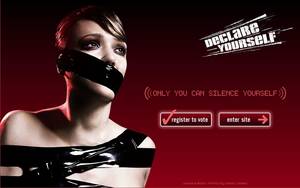 Jessica Alba Having Sex - Declare Yourselfâ€ Voter Registration Campaign - Sociological Images