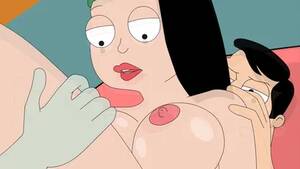 Hayley Smith Big Tits Porn - Busty slut Hayley Smith gets double teamed in American dad porn cartoon