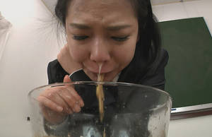 extreme japanese vomit - puke, vomit, puke in bowl, puke eating, japanese girl puking, asian