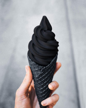 Black Food Porn - Completely black ice cream : r/FoodPorn