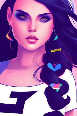 Jessa Barret Hottest Girl In Porn - Girl wearing a nessa Barrett shirt | Wallpapers.ai