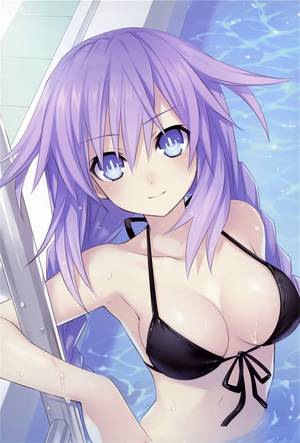 black sexy naked anime girls - Blue Eyes Wet Purple Hair Neptune Braids Swimming Pools Â· Echii AnimeAnime  SexyAnime ...