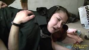 Arab Porn Clips - Arab slut gets double fucked by two hard cocks