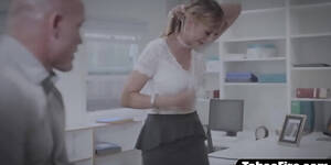 hot milf secretary sex - Milf Secretary Has Sex With Boss In The Office HD SEX Porn Video 6:16