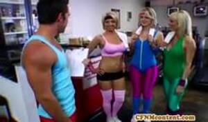cfnm gym babes - CFNM Gym Babe Kimberly Kane Sucks Cock : XXXBunker.com Porn Tube