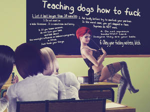 Femdom School Teacher Porn - She's an old, kinky, sexually perverted soft femdom porn movie wicked woman  who forces her students into drag. But aww, they look so cute in those  japanese ...