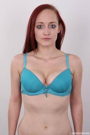 Mature Blue Bra Porn - This blonde haired, blue eyed, mature milf jumps right into porn. Lenka.  Picture 7.