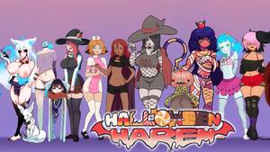 harem porn xxx - Halloween Harem Unity Porn Sex Game v.Final Download for Windows, MacOS