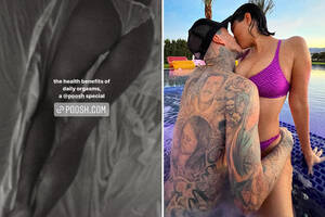 kourtney kardashian sex tapes celebrity - Kourtney Kardashian posts about 'daily orgasms' after boasting about wild  sex life with fiance Travis Barker | The US Sun