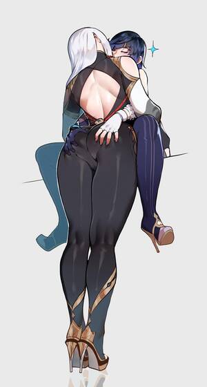 Ggo Lesbian Porn - Yelan) and (shenhe) make such a good lesbian couple free hentai porno, xxx  comics, rule34 nude art at HentaiLib.net