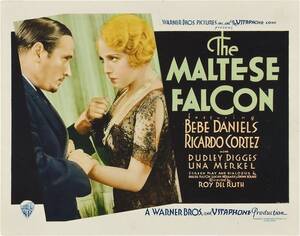 Maltese Falcon Porn - After the Silents: The Maltese Falcon (1931) â€“ Movies Silently