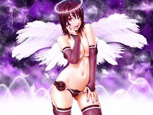 Anime Angel Girl Porn - Wallpaper angel, girl, anime. smile desktop wallpaper - 3D & Vector Girls -  ID: 30253 - ftopx.com