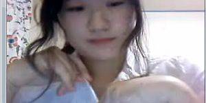 big tits asian very cute - Cute Asian University Student with Big Tits and Ass on Cam