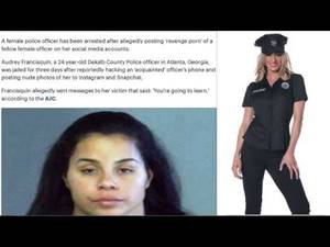 Female Cops Arrest - Female police officer arrested for 'revenge porn' of another female cop -  YouTube