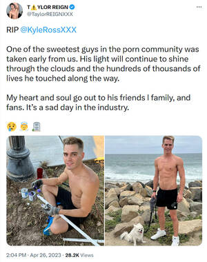 Kyle Ross Gay Porn Star - Industry Mourns Death of Former Gay Porn Star Kyle Ross - TheSword.com