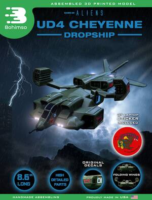 3d Alien Forced Sex Porn - UD4 CHEYENNE Dropship ALIENS ALIEN Plastic Model 3D - Etsy