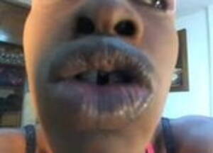 black shemale lips - Hung Black Tranny Big Lips | xHamster
