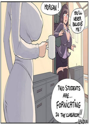 Lesbian Teacher Porn Comics - Morgan Rosewood And The Literature Teacher Hentai HD Porn Comic - My Hentai  Comics
