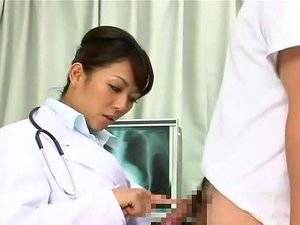 Japan Doctor Porn - Subtitled CFNM Japanese handjob instructional