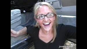 Greasy Hair Oily Messy Porn - Spring Thomas Messy Facial Wearing Glasses