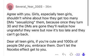 cute teen sucks - Teenage girls should be happy with being sexualizedâ€ -ðŸ¤“ :  r/justneckbeardthings