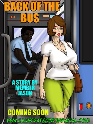 Back Toon - illustrated interracial- Back Of The Bus - Porn Cartoon Comics