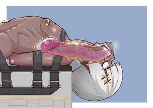 deepthroat hentai cum stomach - Deep Throat Device comic porn | HD Porn Comics