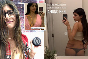 Mia Khalifa Before Porn - Former porn star legend Mia Khalifa says getting hit by puck in boob 'saved  my life' following surgery | The Sun