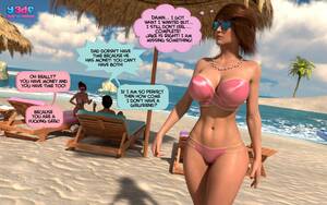 3d Fuck Comics Beach - Vacation [Y3DF] Porn Comic - AllPornComic