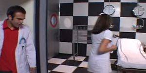 Busty Nurse Sex - Busty nurse got the rough anal sex