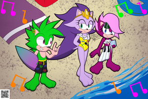 Manic The Hedgehog Porn - 264784 - safe, artist:frostbitewhiteknight, manic the hedgehog (sonic),  queen aleena the hedgehog (sonic), sonia the hedgehog (sonic), hedgehog,  mammal, anthro, plantigrade anthro, sega, sonic the hedgehog (series), sonic  underground, 2023, 3 toes,