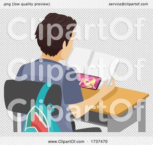 Boys Looking Porn Art - Teen Boy Watch Porn in Class Mobile Illustration by BNP Design Studio  #1737470